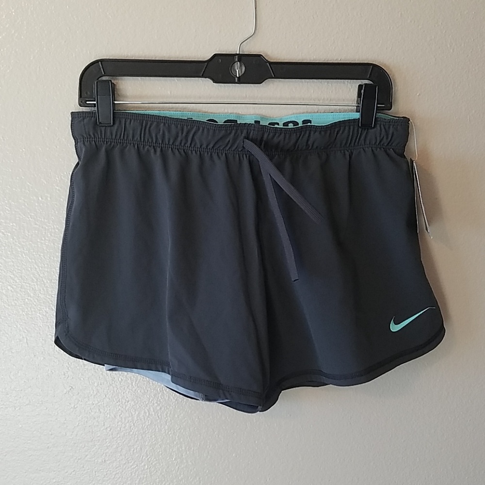 NWT Nike running shorts with spandex
